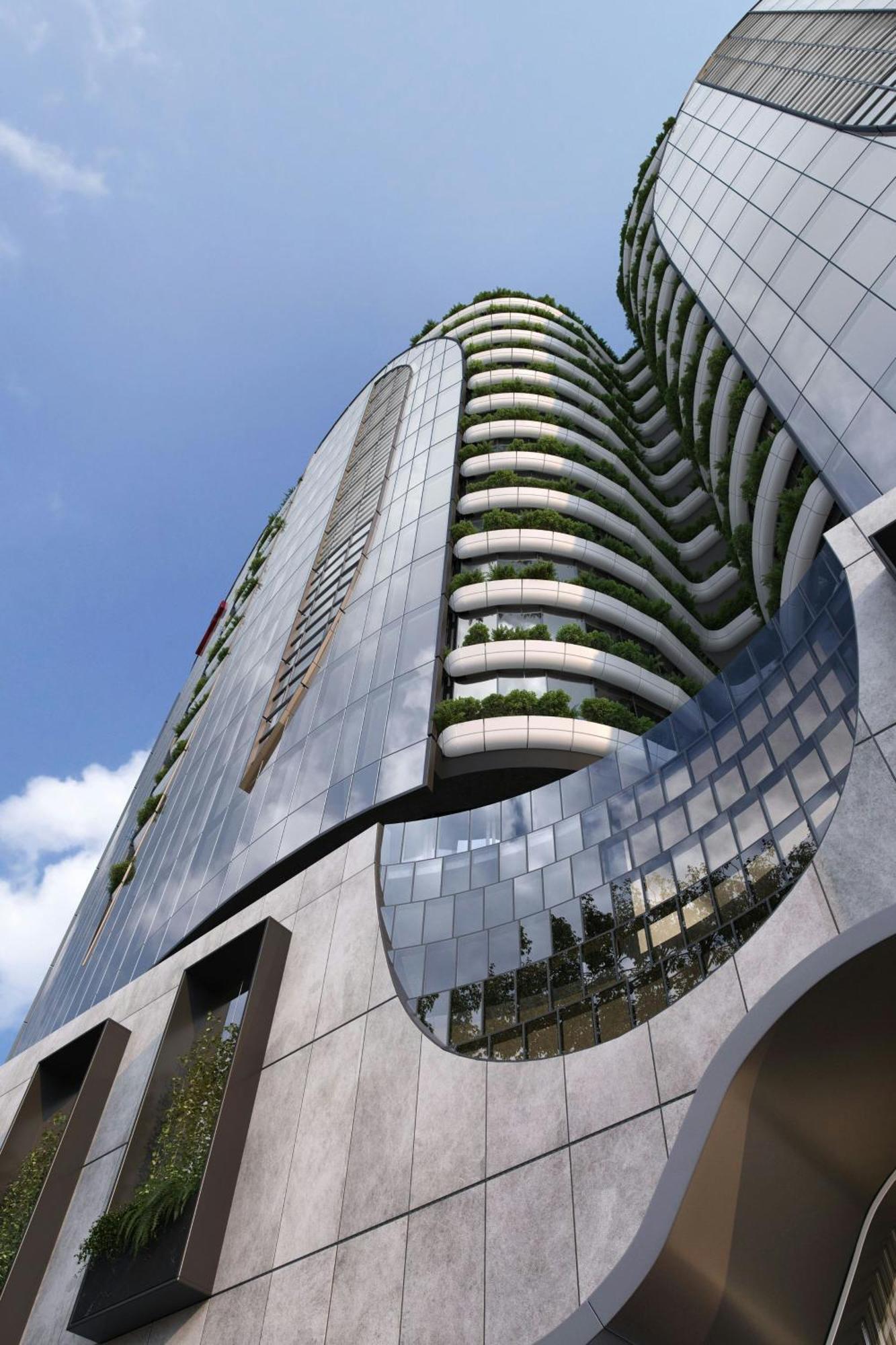Melbourne Marriott Hotel Docklands Екстериор снимка The proposed One River North